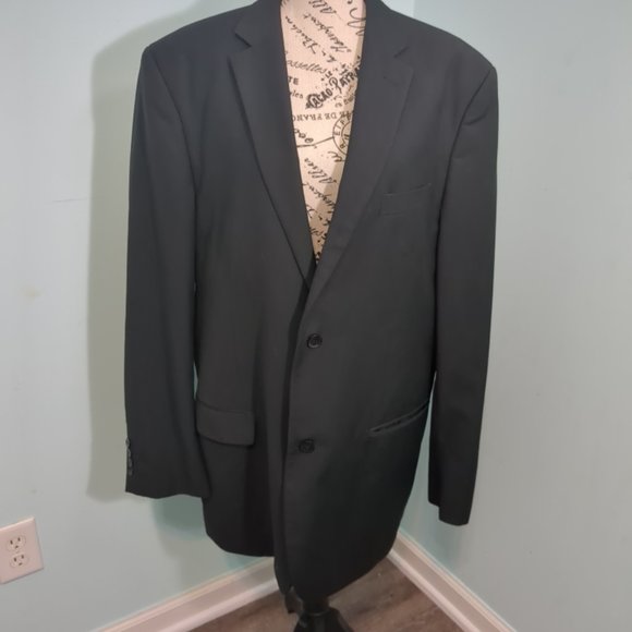 Giorgio Fiorelli Mens Jacket 44 Blazer black Two Button Sport - Picture 1 of 4